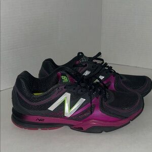 New Balance Women's Black and Purple Athletic Shoes
